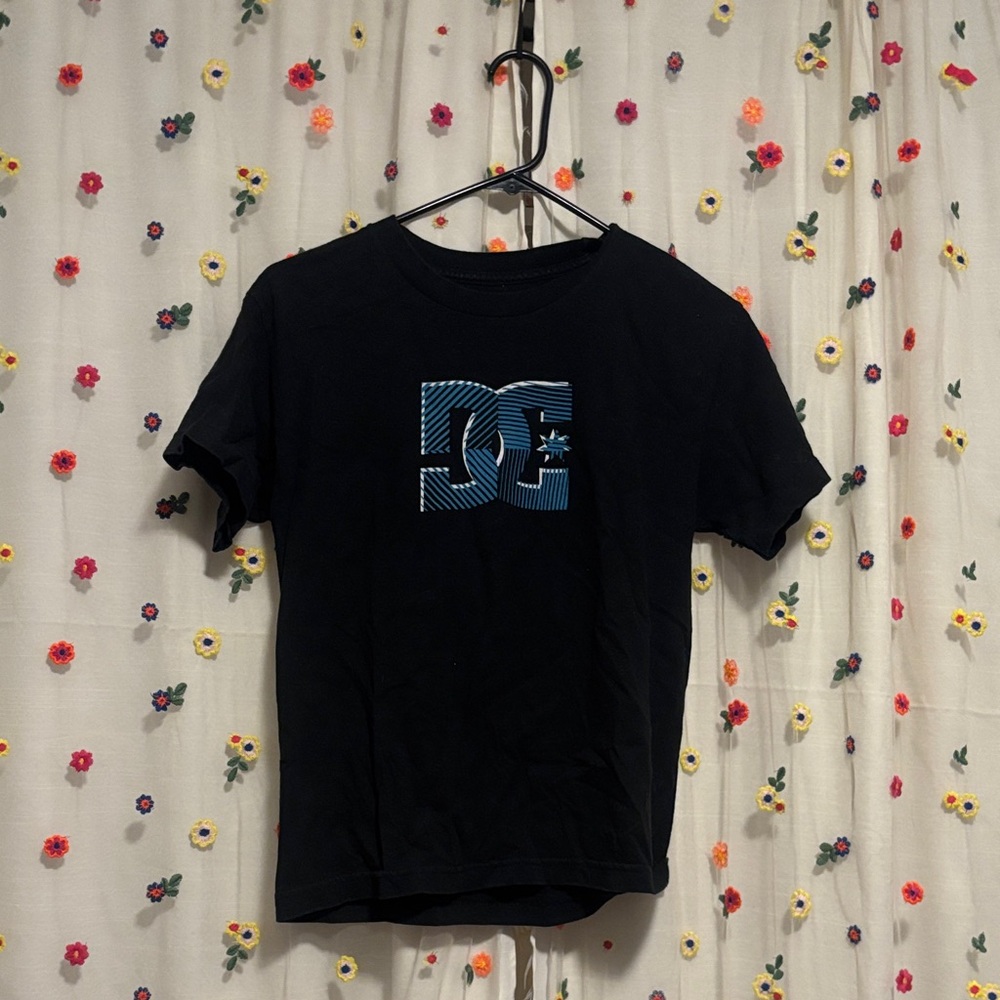 DC Kids Black and Blue Logo T-Shirt
